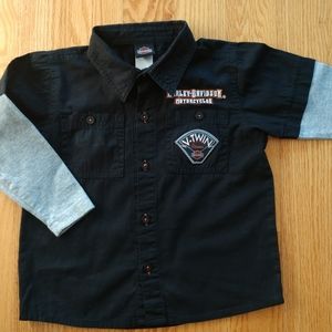 Boys Toddler Harley Davidson Shirt